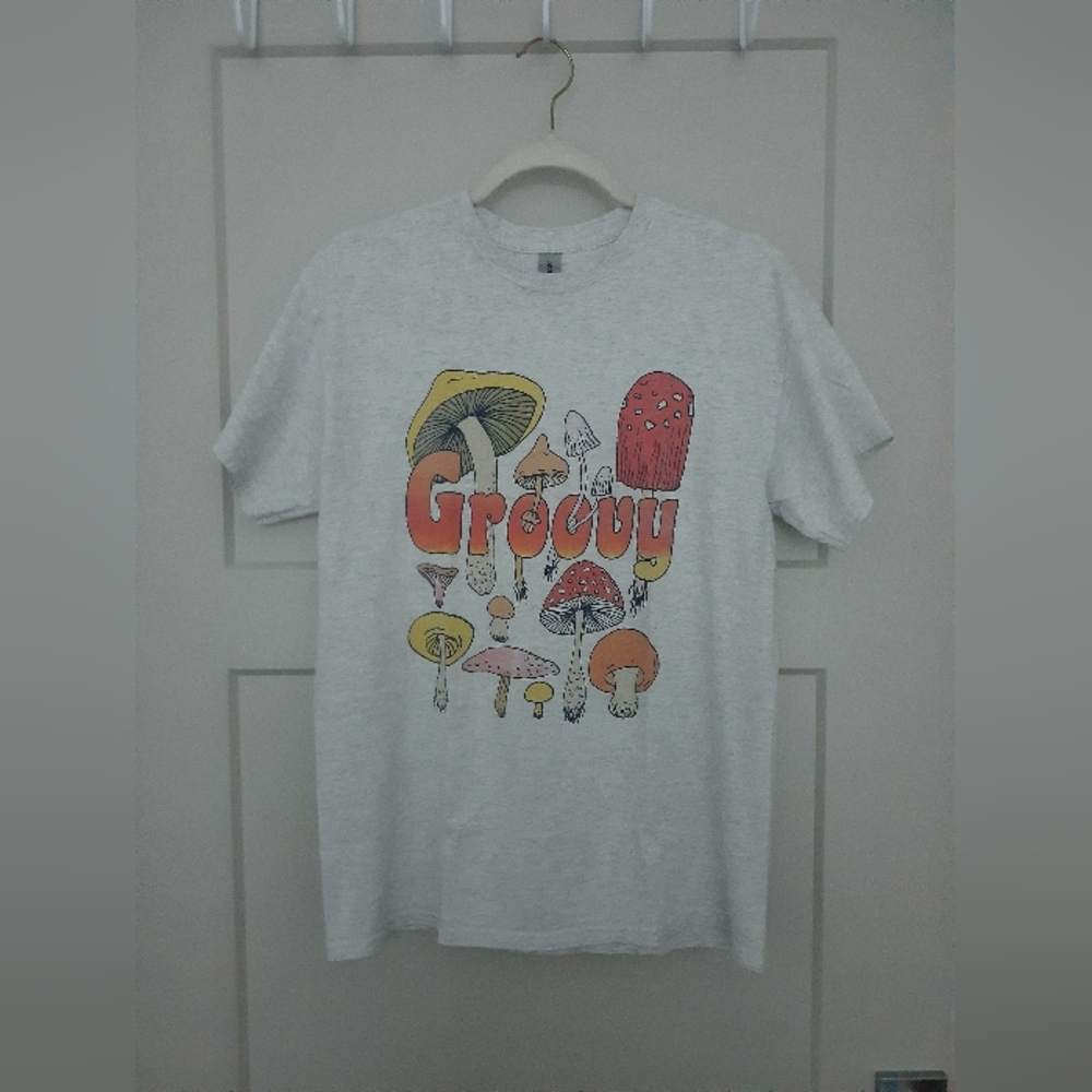 Groovy Mushrooms Graphic T-Shirt